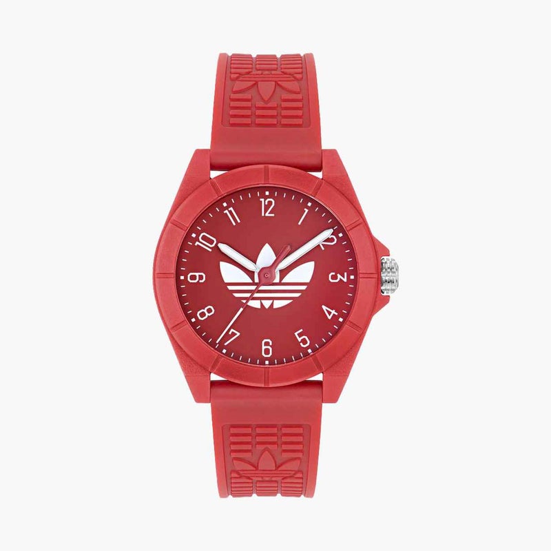 Adidas ساعة أنالوج حمراء للأطفال - Image 1